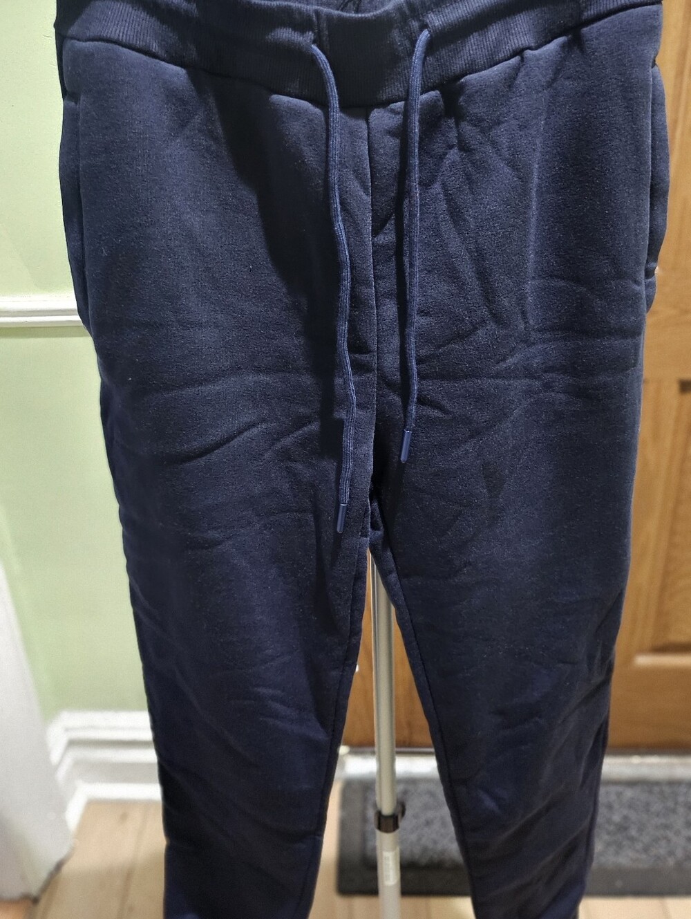 Men's Navy Slim Drawstring Joggers